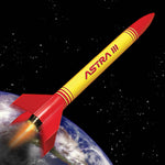 Quest Astra III™ Flying Model Rocket Launch Set - Q1407